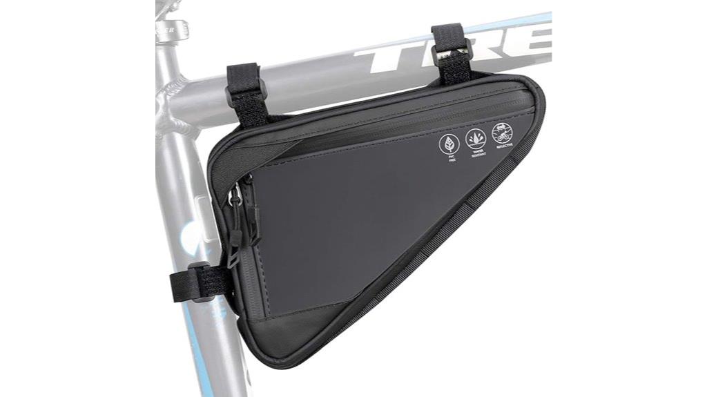 water resistant bike triangle bag