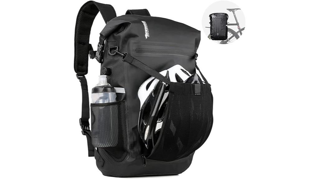 waterproof 22l bike bag