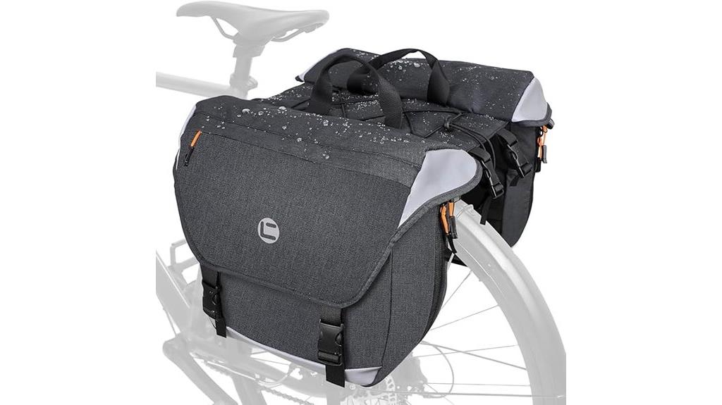 waterproof 35l expandable panniers