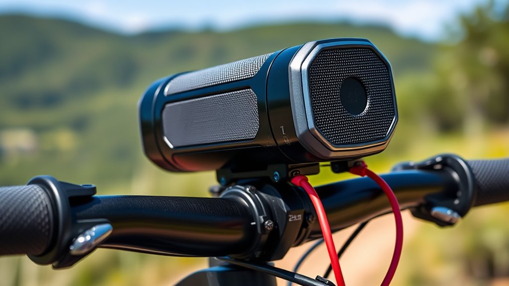 waterproof battery mounting sound