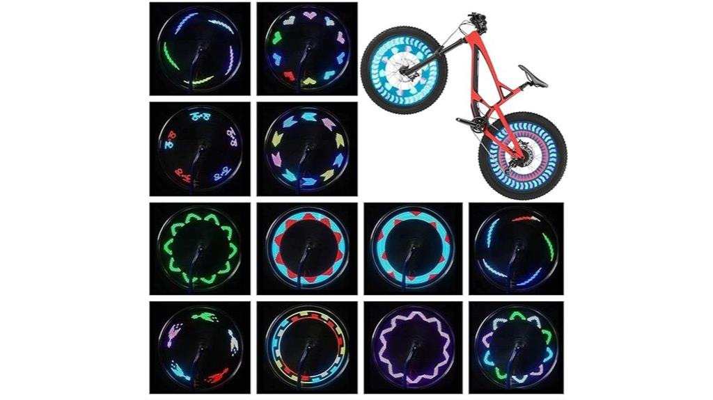 waterproof bicycle spoke lights