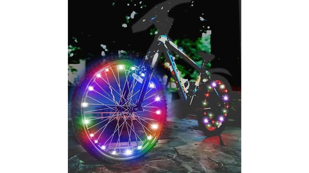 waterproof bicycle wheel light
