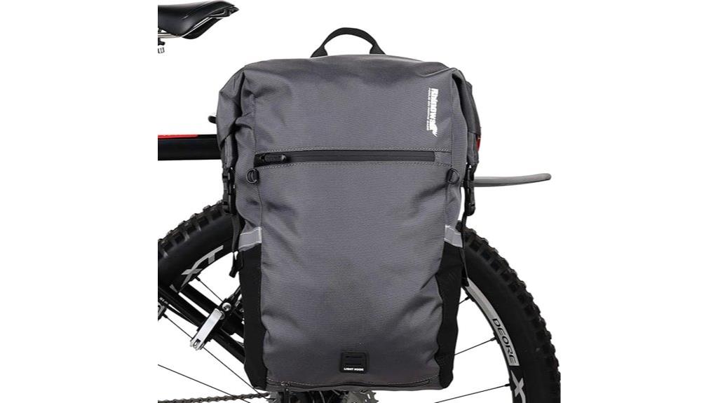 waterproof bike bag convertible