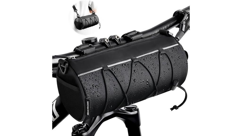 waterproof bike handlebar bag