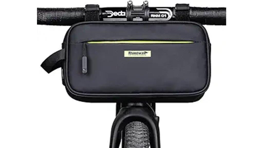 waterproof bike handlebar bag