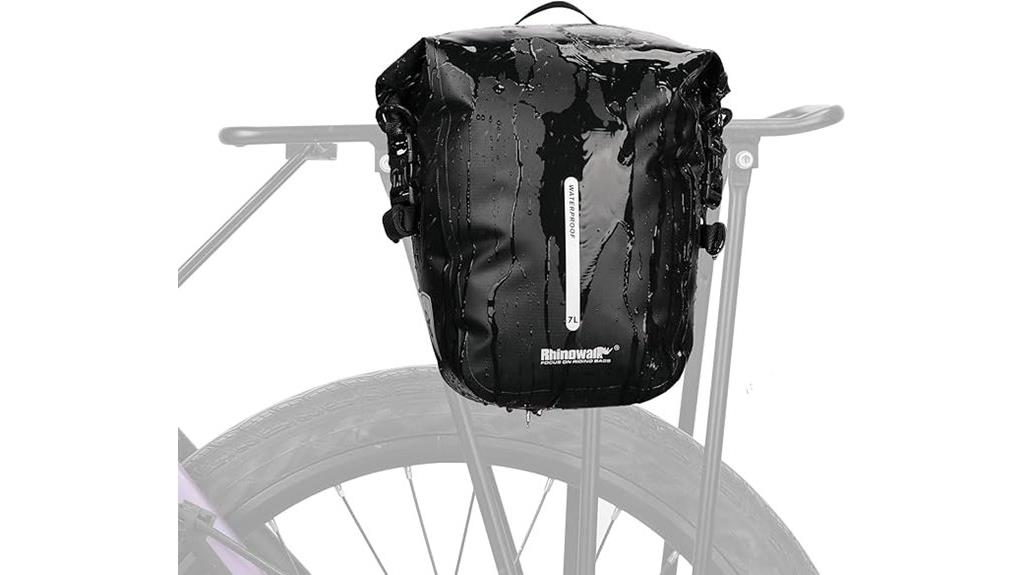 waterproof bike rear bag