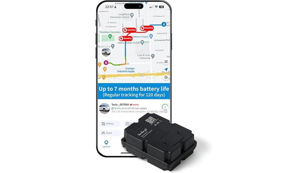 waterproof magnetic vehicle tracker