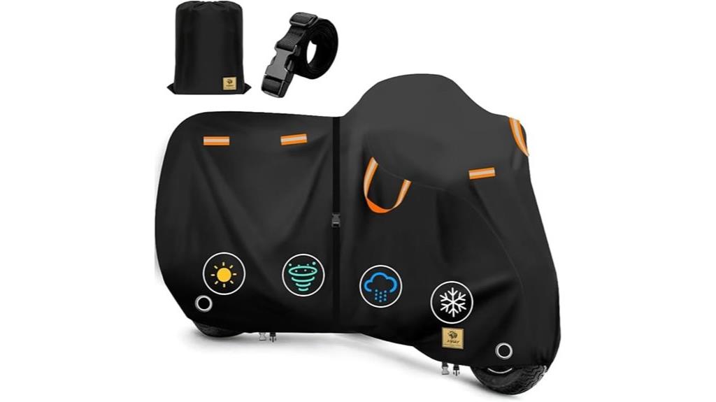 waterproof motorcycle cover durability