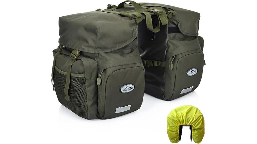 waterproof polyester bike panniers