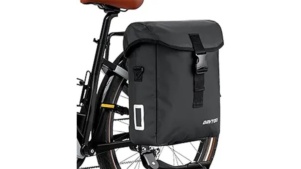 waterproof rear bike panniers