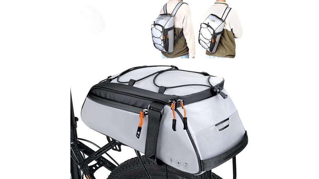 waterproof reflective bike bag
