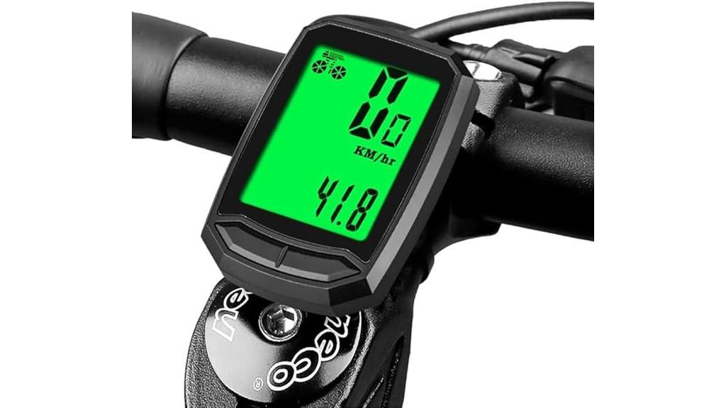 waterproof wireless bicycle speedometer