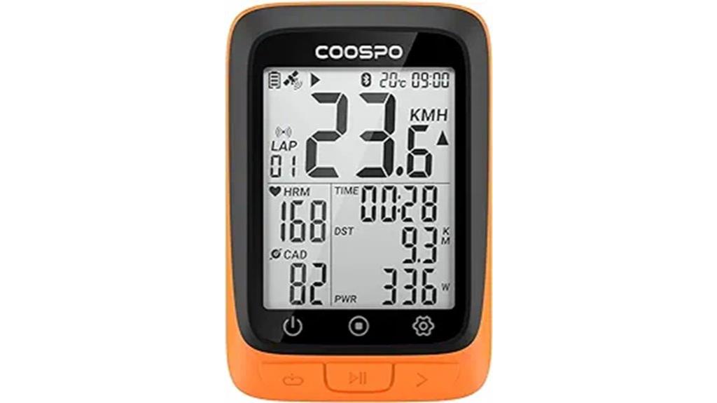 wireless gps bike computer