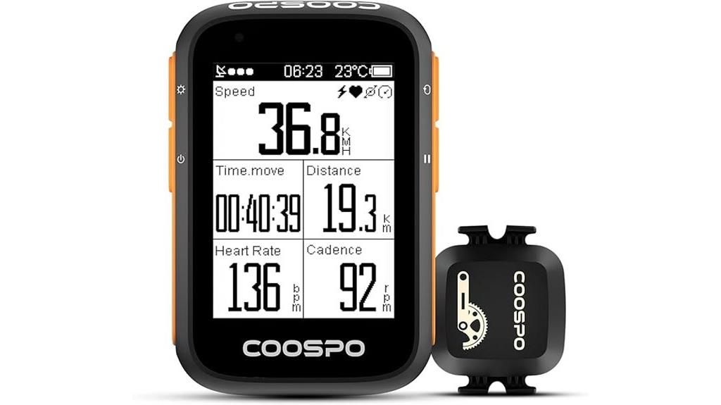 wireless gps bluetooth bike computer