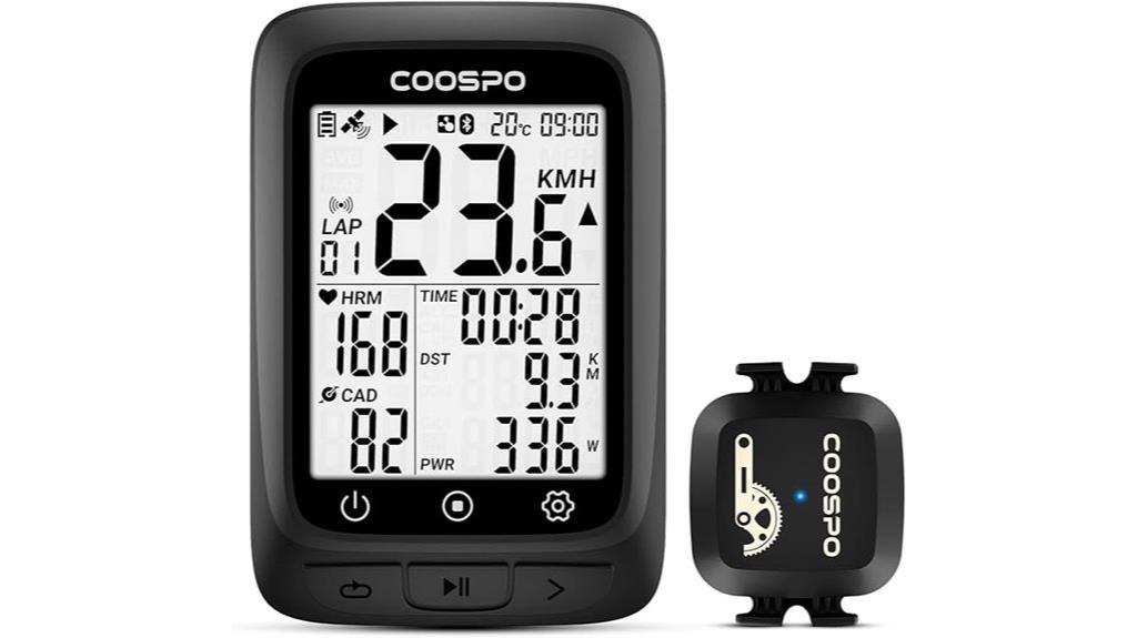 wireless gps cycling computer