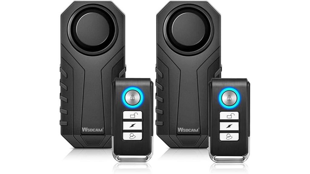 wireless motorcycle security system