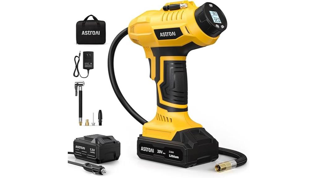 wireless portable tire inflator