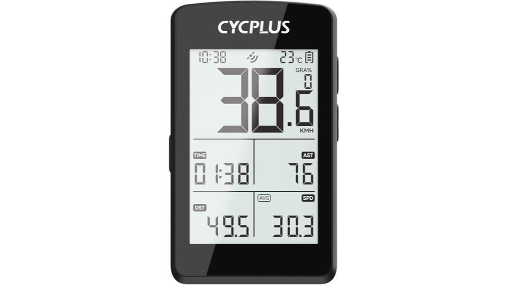 wireless waterproof gps bike computer