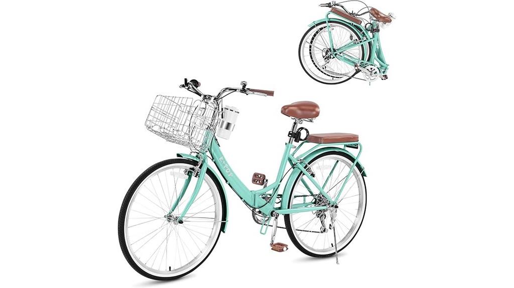women s 24 26 inch folding bike