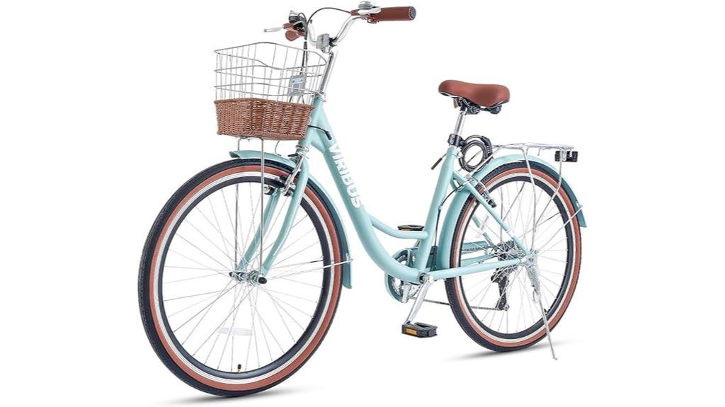 women s 7 speed city bike