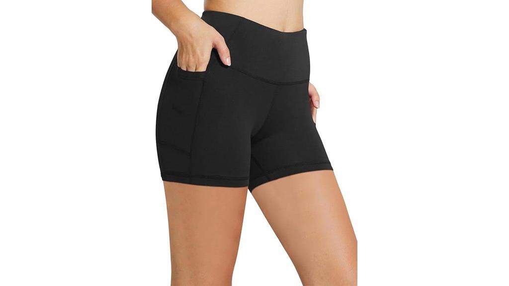 women s biker shorts with pockets