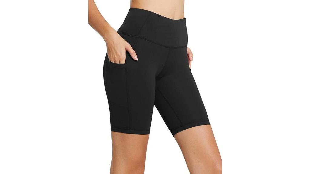 women s biker shorts with pockets