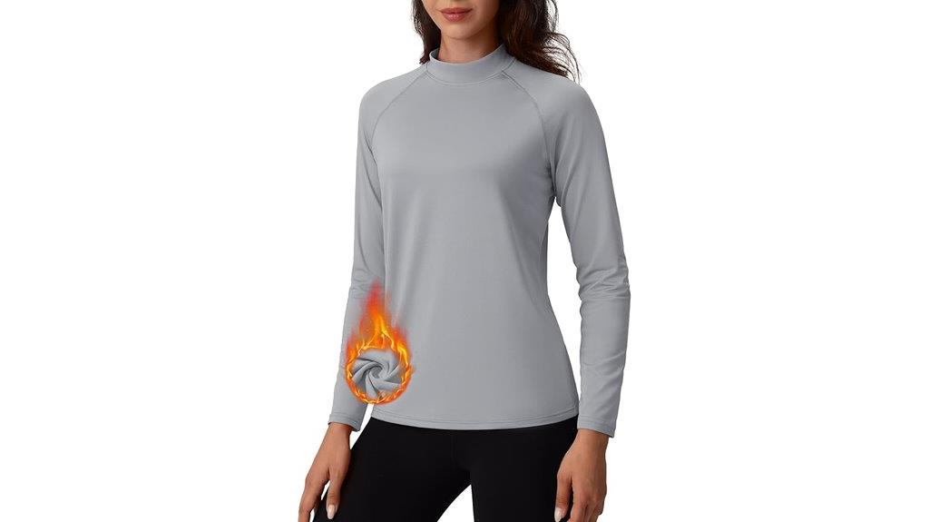 women s fleece thermal shirts