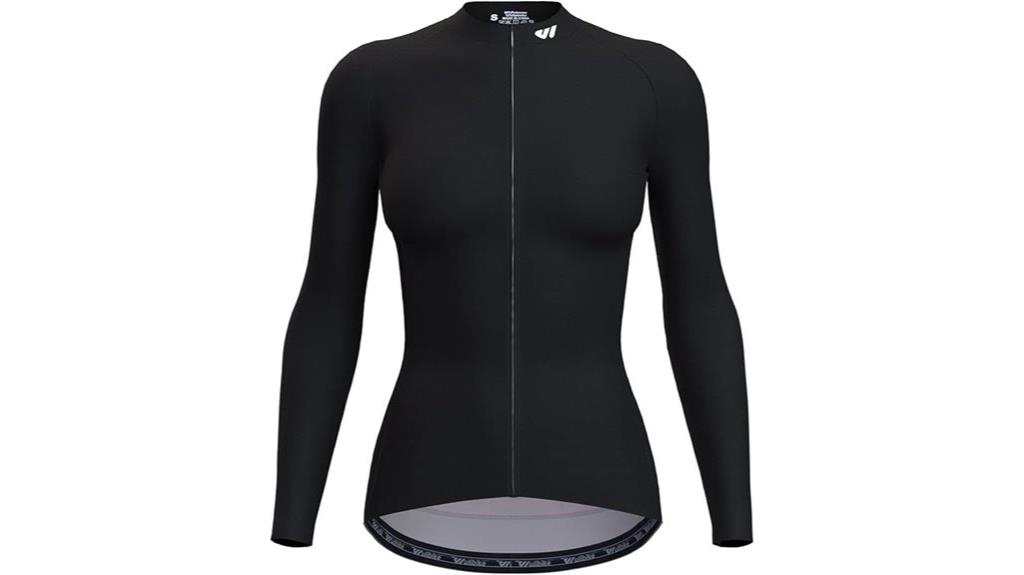 women s long sleeve cycling jersey