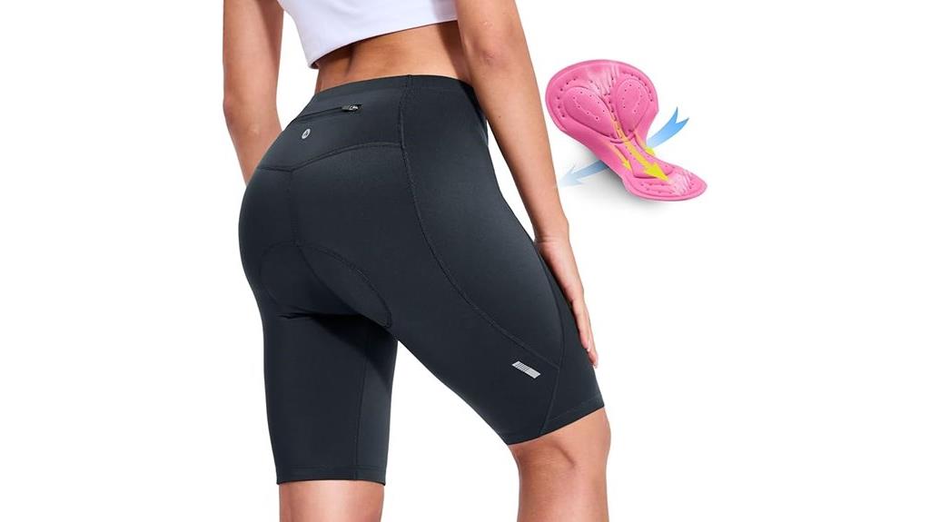 women s padded bike shorts