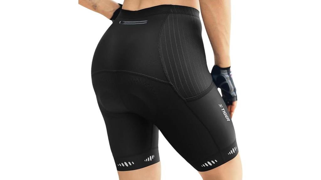 women s padded bike shorts