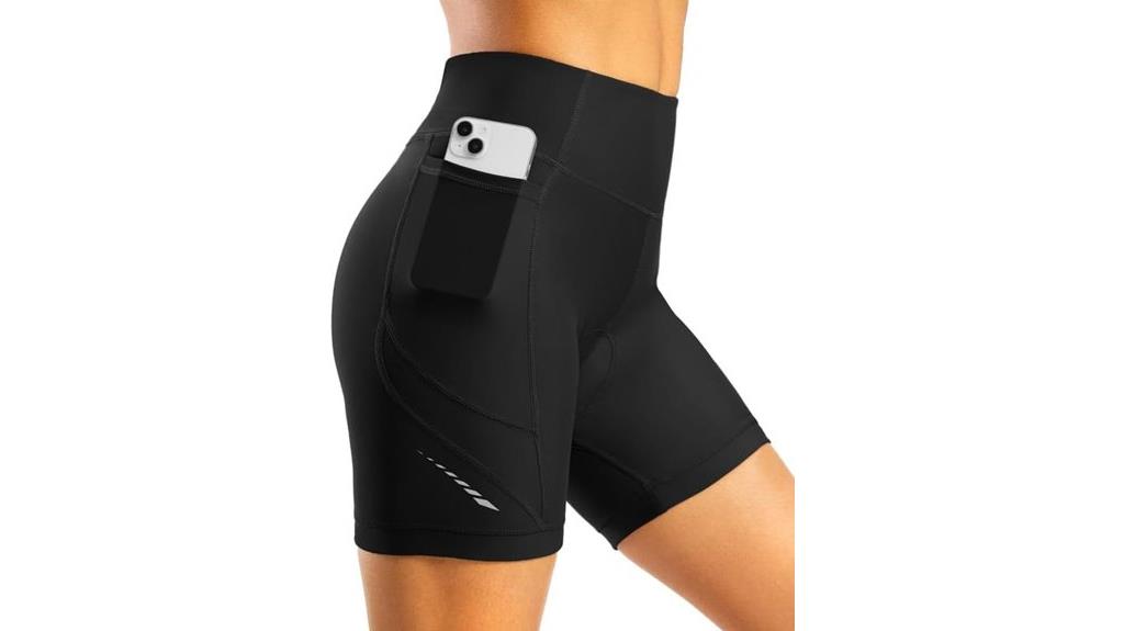 women s padded bike shorts