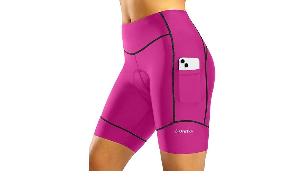 women s padded cycling shorts