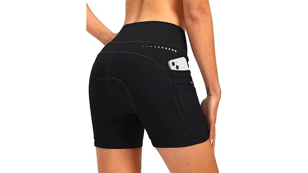 women s padded cycling shorts