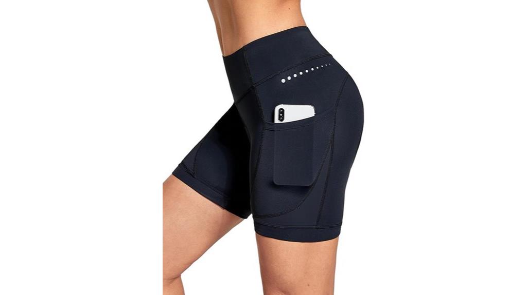 women s padded cycling shorts
