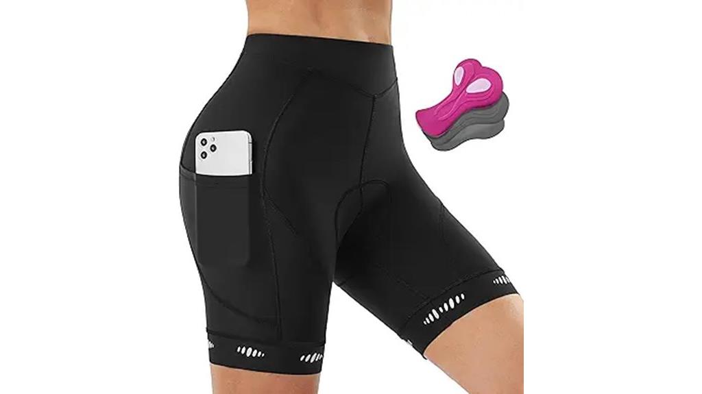 women s padded cycling shorts