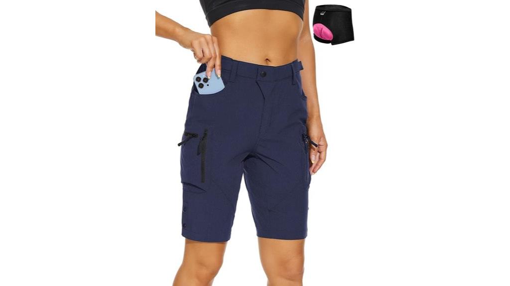 women s padded mountain bike shorts