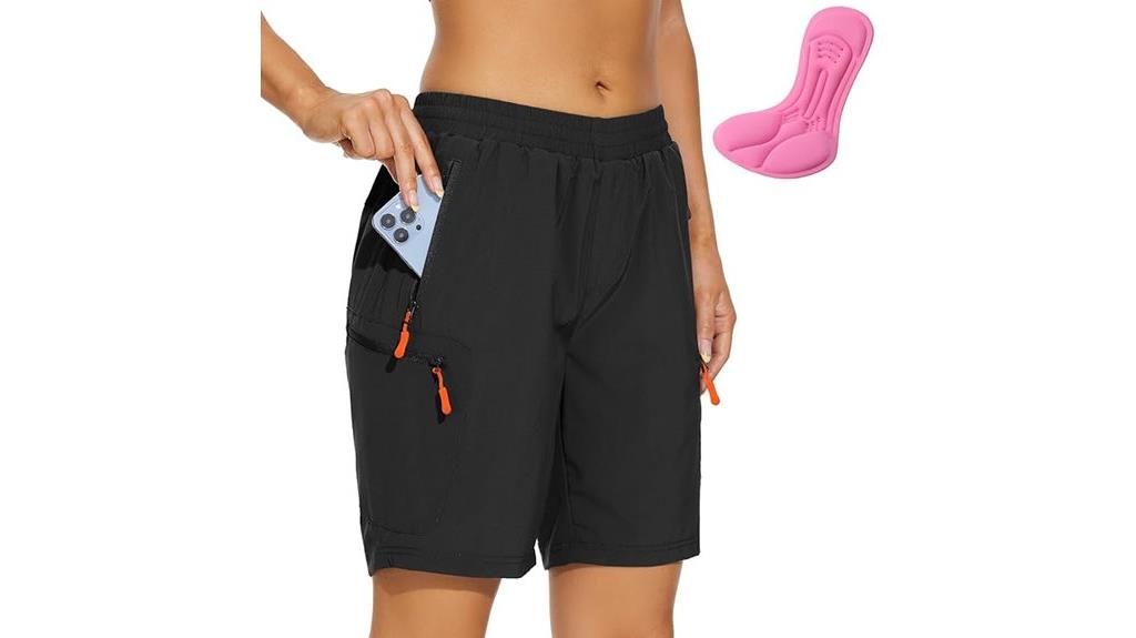 women s padded mountain bike shorts