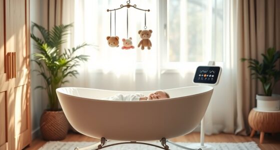 auto rocking bassinet with cry detection