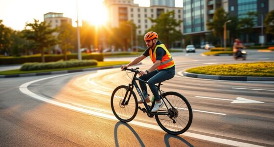 bike roundabout navigation tips