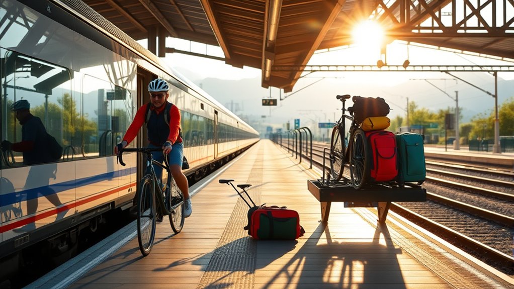 bike security and train schedules