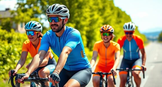breathable hot weather cycling outfits