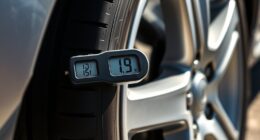 check and adjust tire pressure