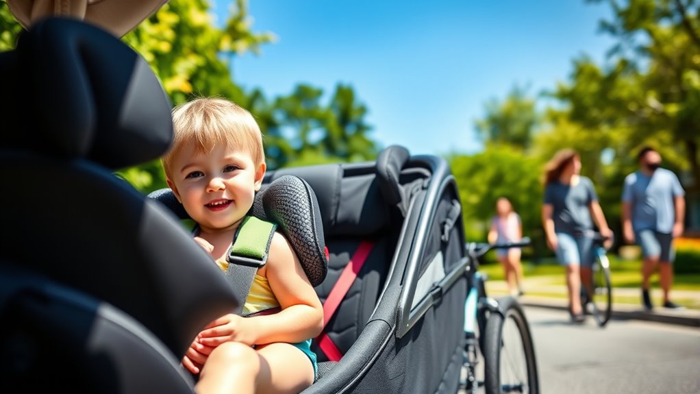 child seat and trailer guidelines