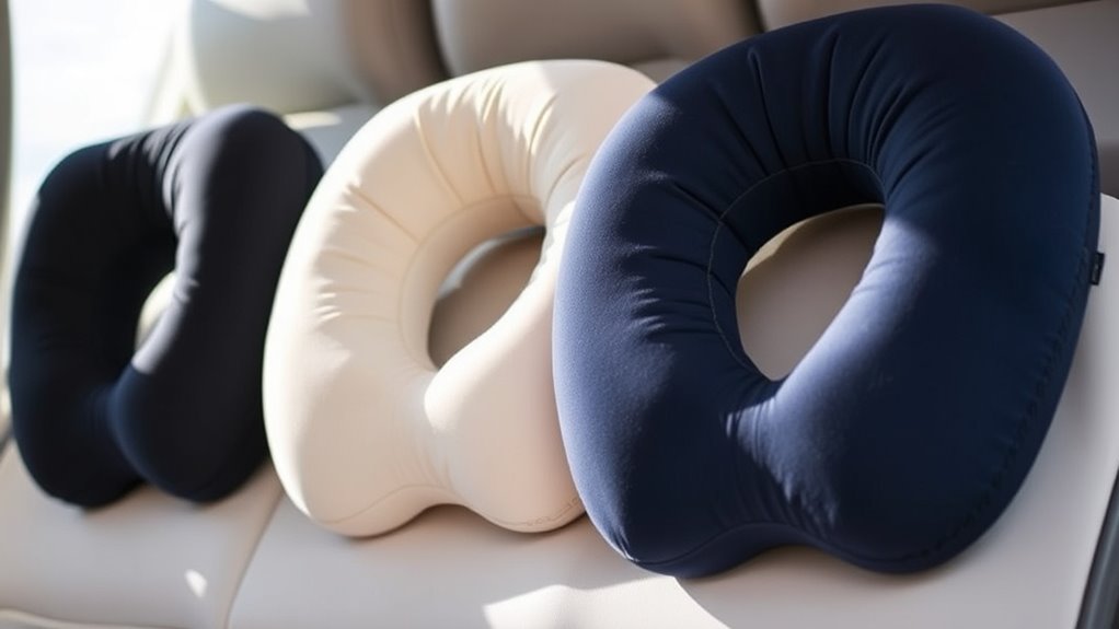 comfortable ergonomic travel pillow