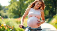 comfortable maternity cycling attire