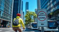 cyclists and low emission zones