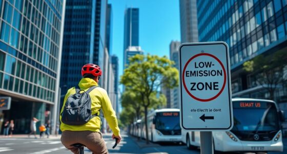 cyclists and low emission zones