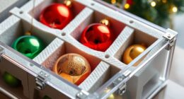 durable ornament storage boxes