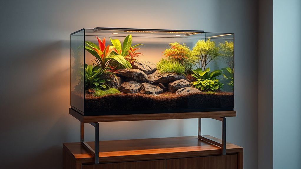 elegant high end reptile enclosures