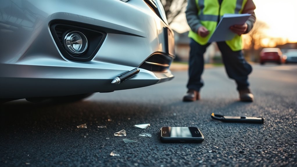 handle minor accident properly